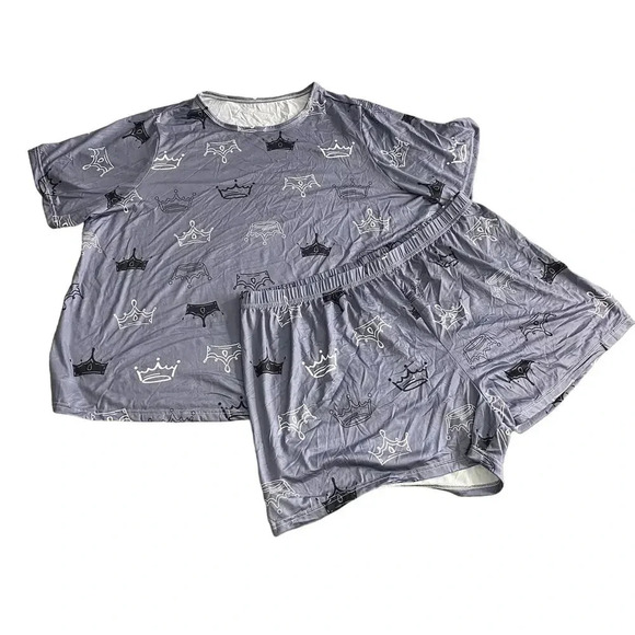 Womens Silky Crown Pajama set size 4XL - Picture 1 of 4
